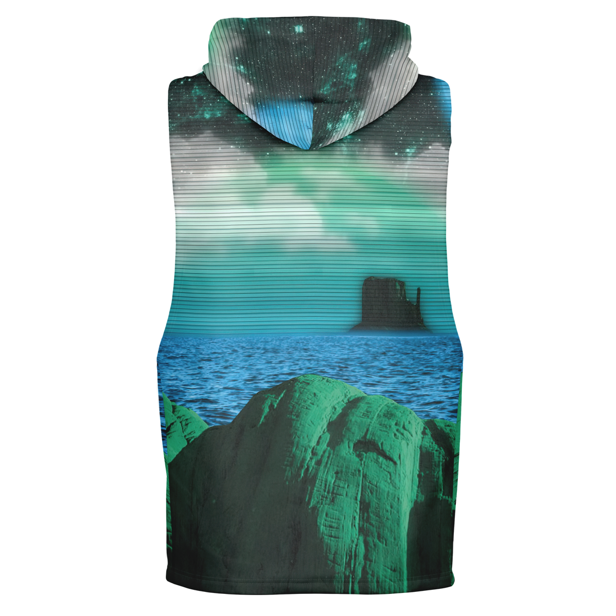 Emerald Canyon Sleeveless Hoodie