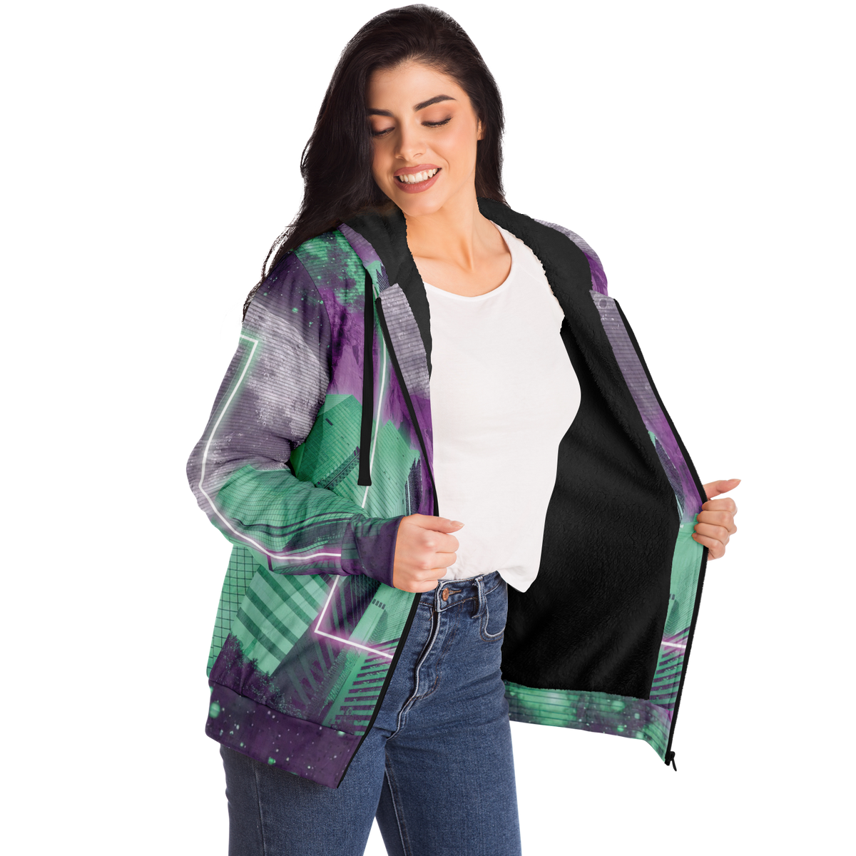 City of Radiance Sherpa Hoodie