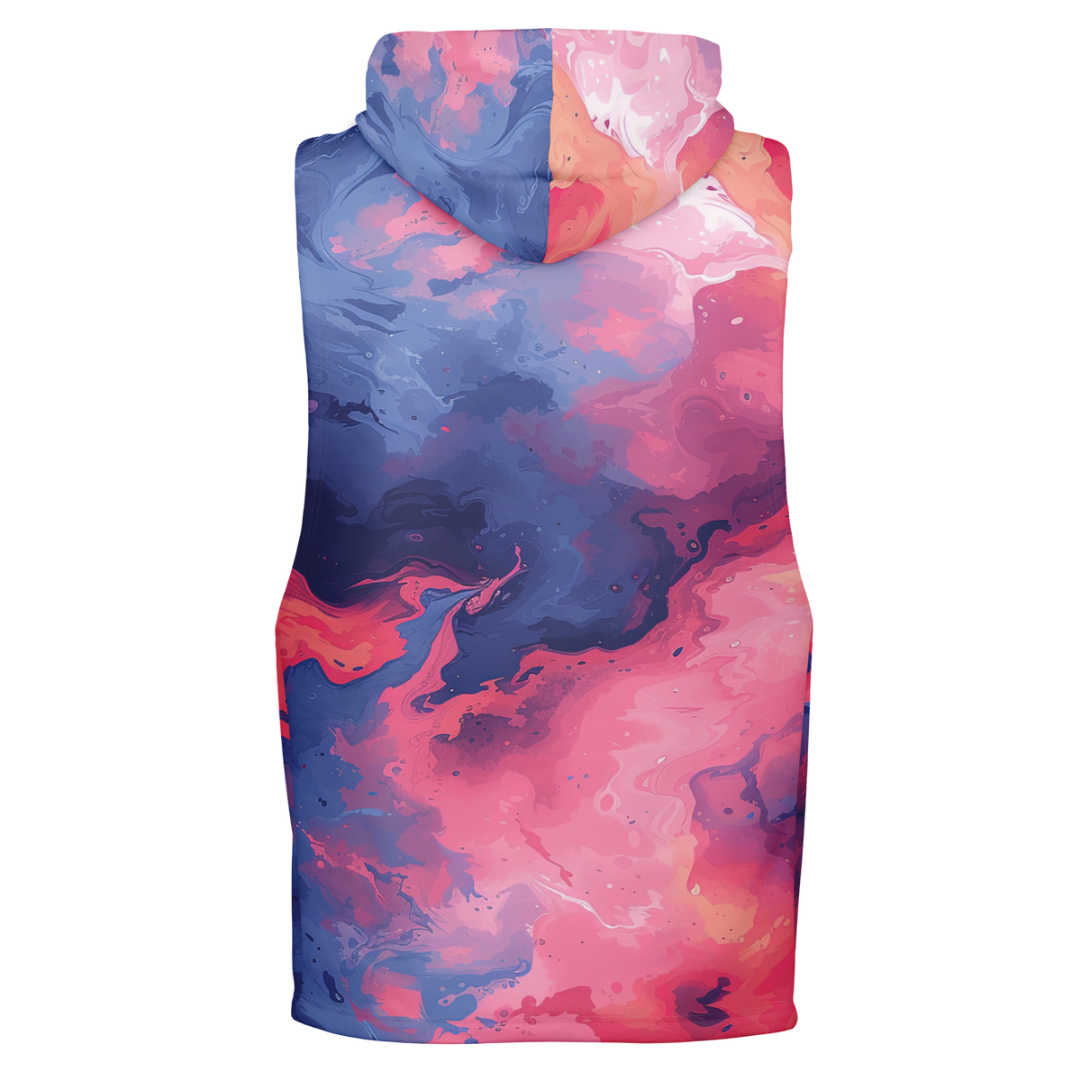 Quantum Tides Sleeveless Hoodie