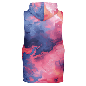 Quantum Tides Sleeveless Hoodie