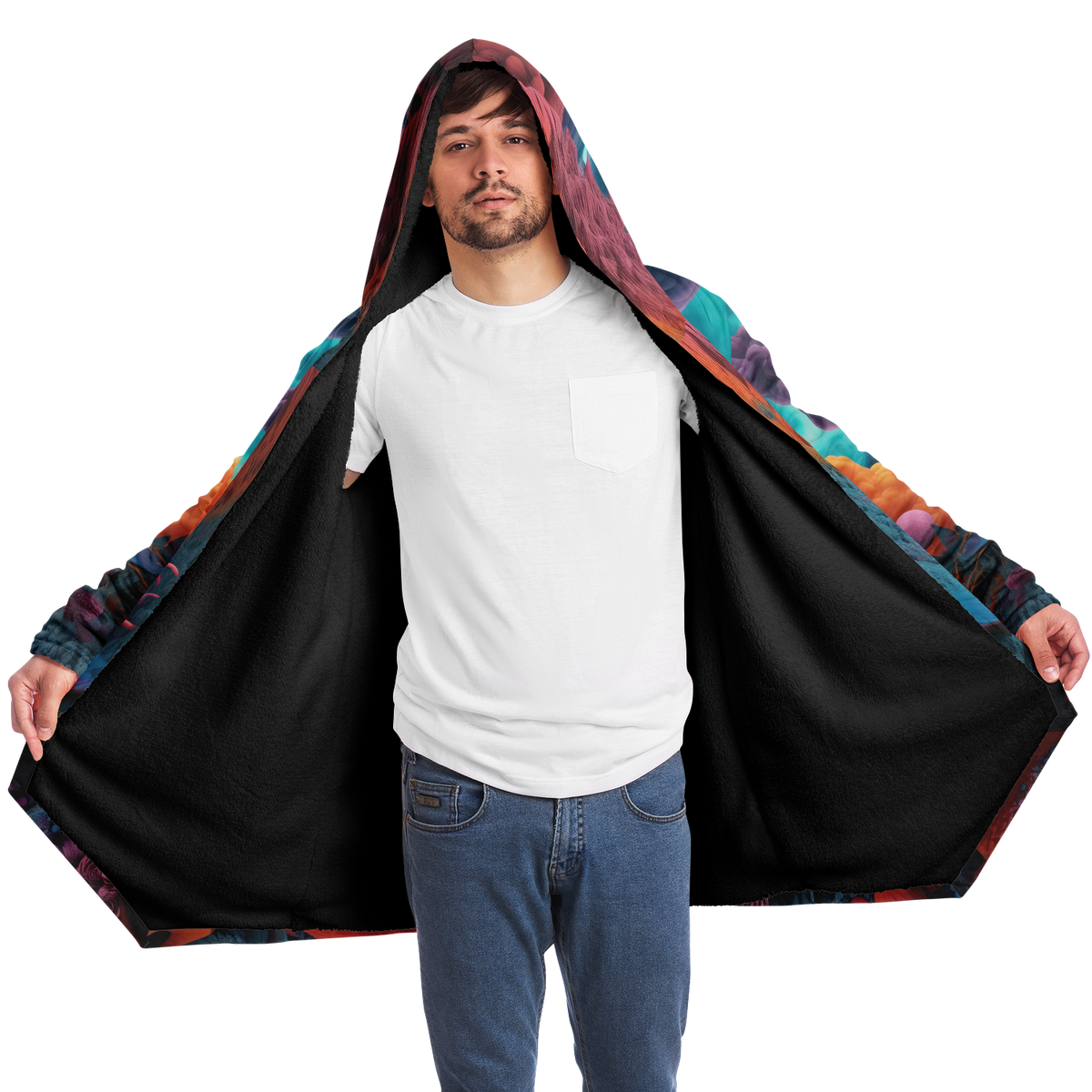 Surreal Summit Cloak (Black Fur)