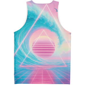 Grid Tide Men's Tank Top
