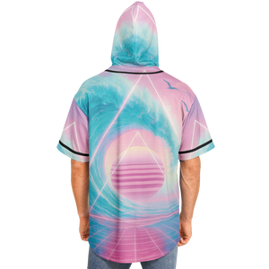 Grid Tide Hooded Jersey