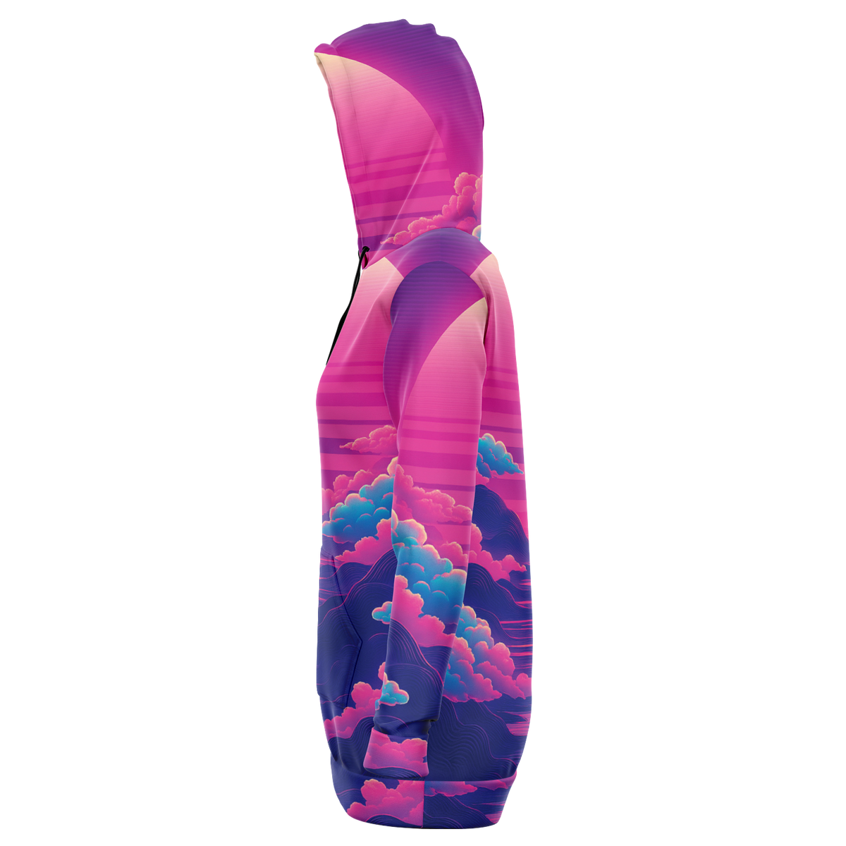 Duskwave Hoodie Dress