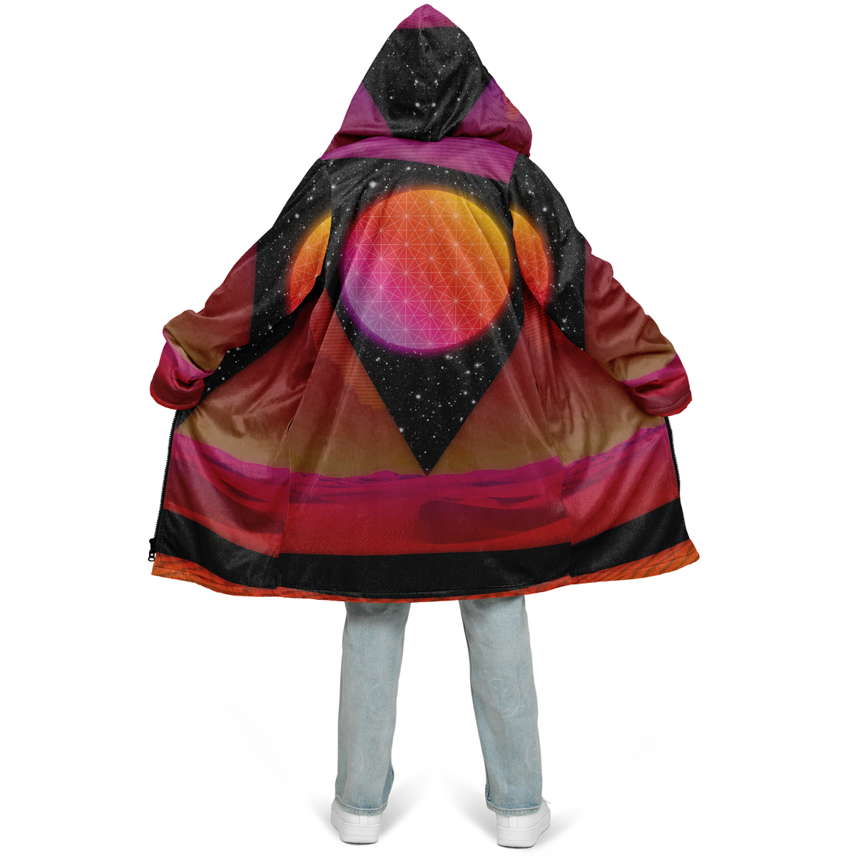 Desert Continuum Zip Up Cloak