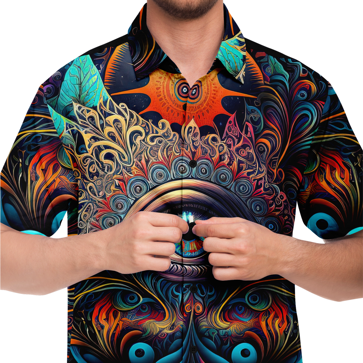Cosmic Eye Button Down Shirt