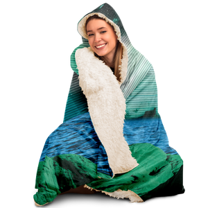 Emerald Canyon Hooded Blanket