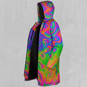 Acid Pool Zip Up Cloak (Black Fur)