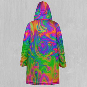 Acid Pool Zip Up Cloak (Black Fur)