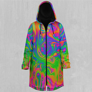 Acid Pool Zip Up Cloak (Black Fur)