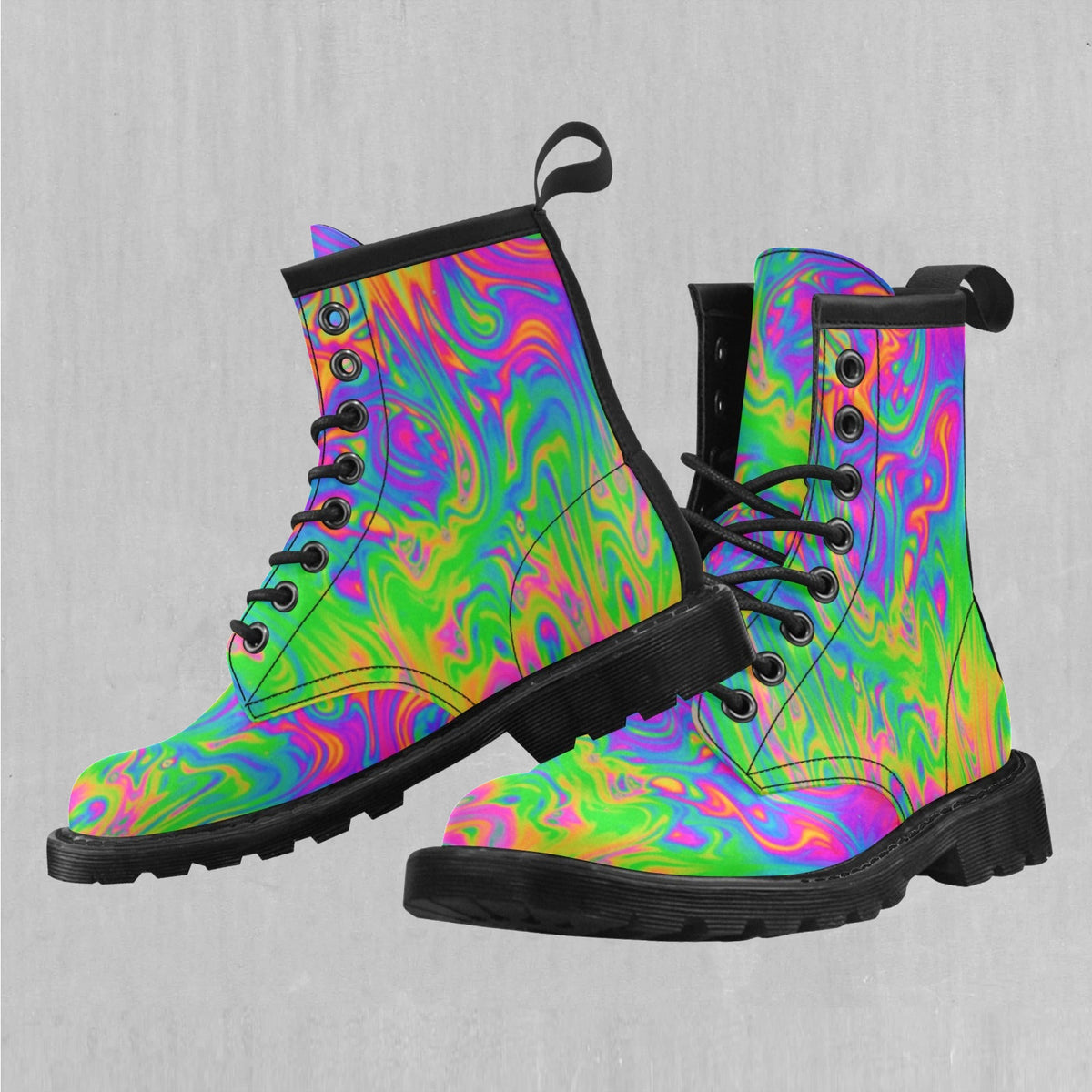 Acid Pool Women's Lace Up Boots