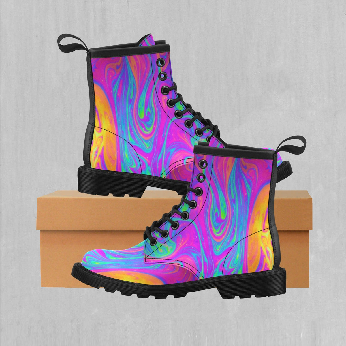 Acidic Drip Women's Lace Up Boots