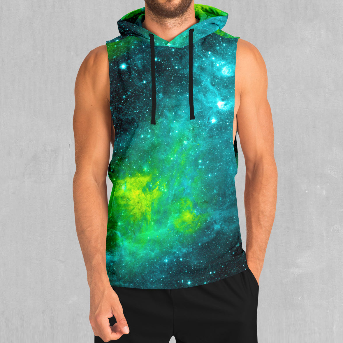 Acidic Realm Sleeveless Hoodie