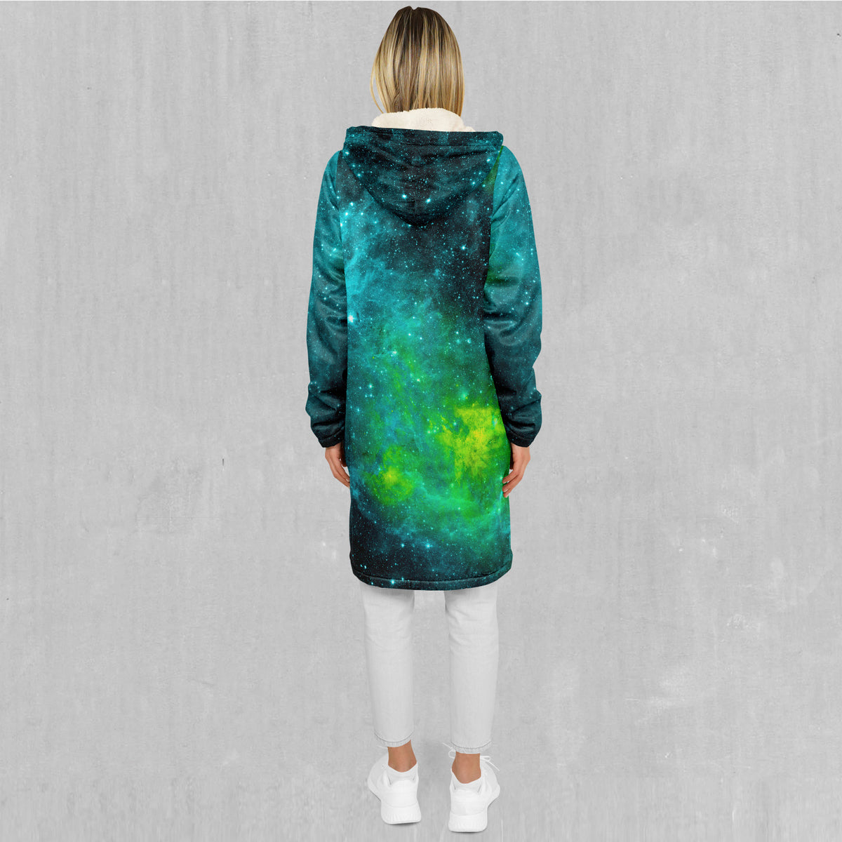 Acidic Realm Zip Up Cloak (White Fur)