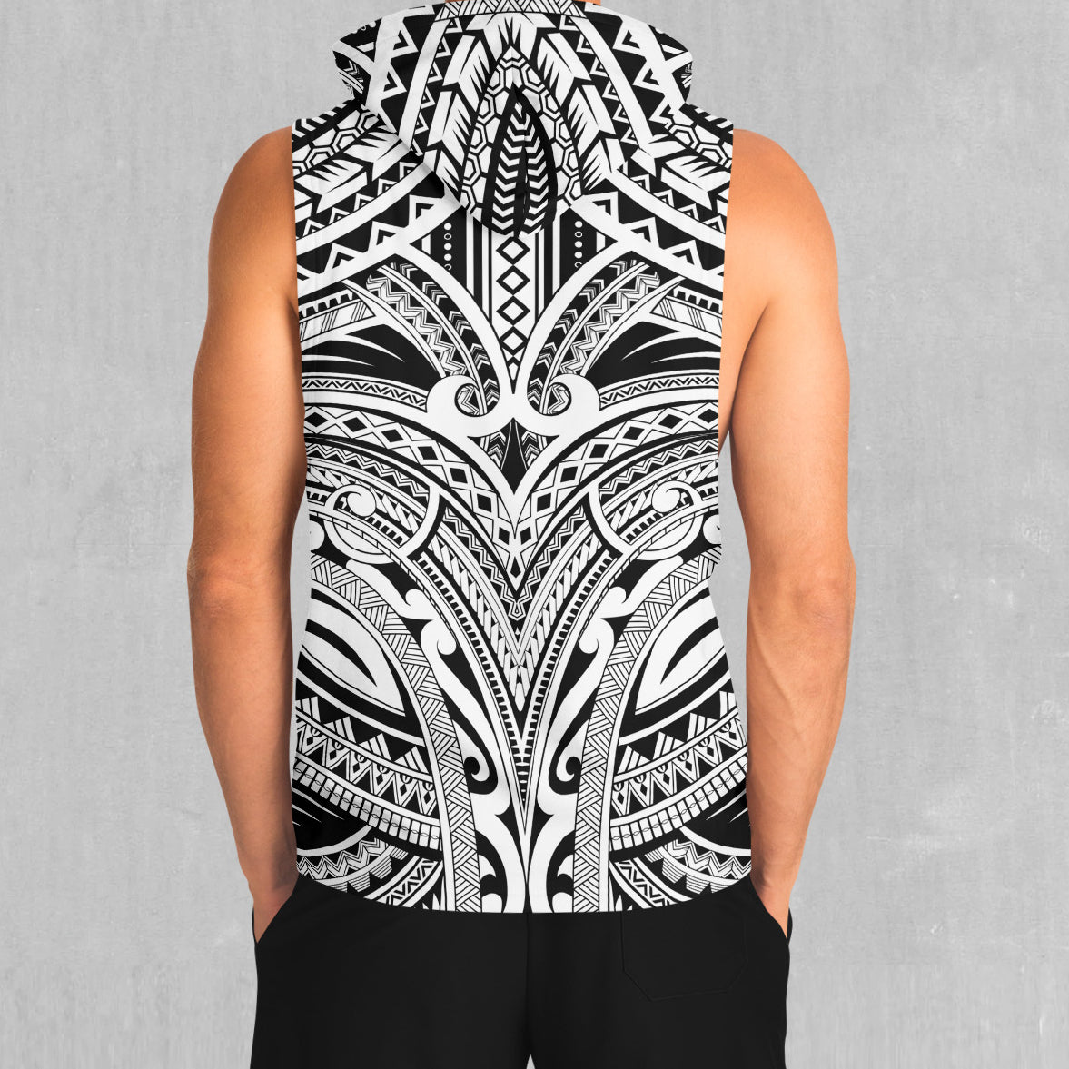 Ancient Tribe Sleeveless Hoodie