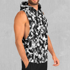 Arctic Camo Sleeveless Hoodie