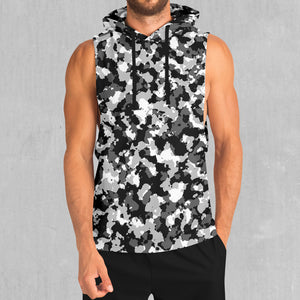 Arctic Camo Sleeveless Hoodie