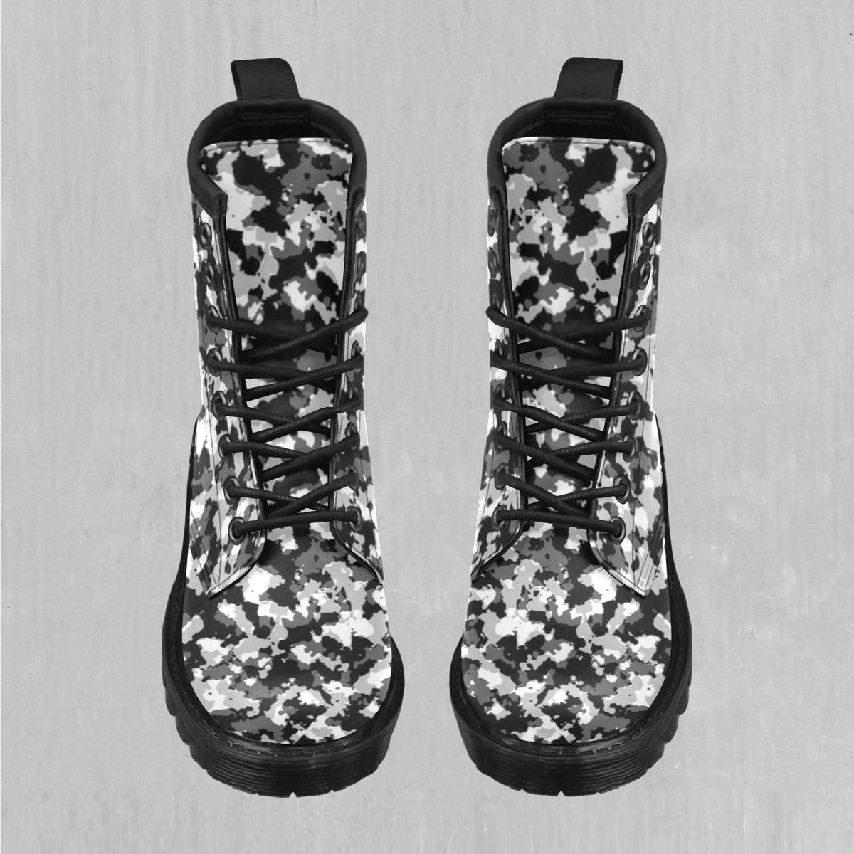 Arctic Camo Women's Lace Up Boots