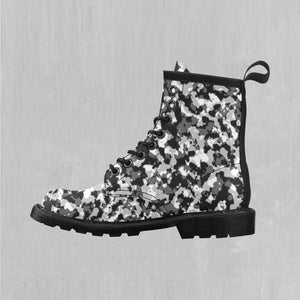 Arctic Camo Women's Lace Up Boots