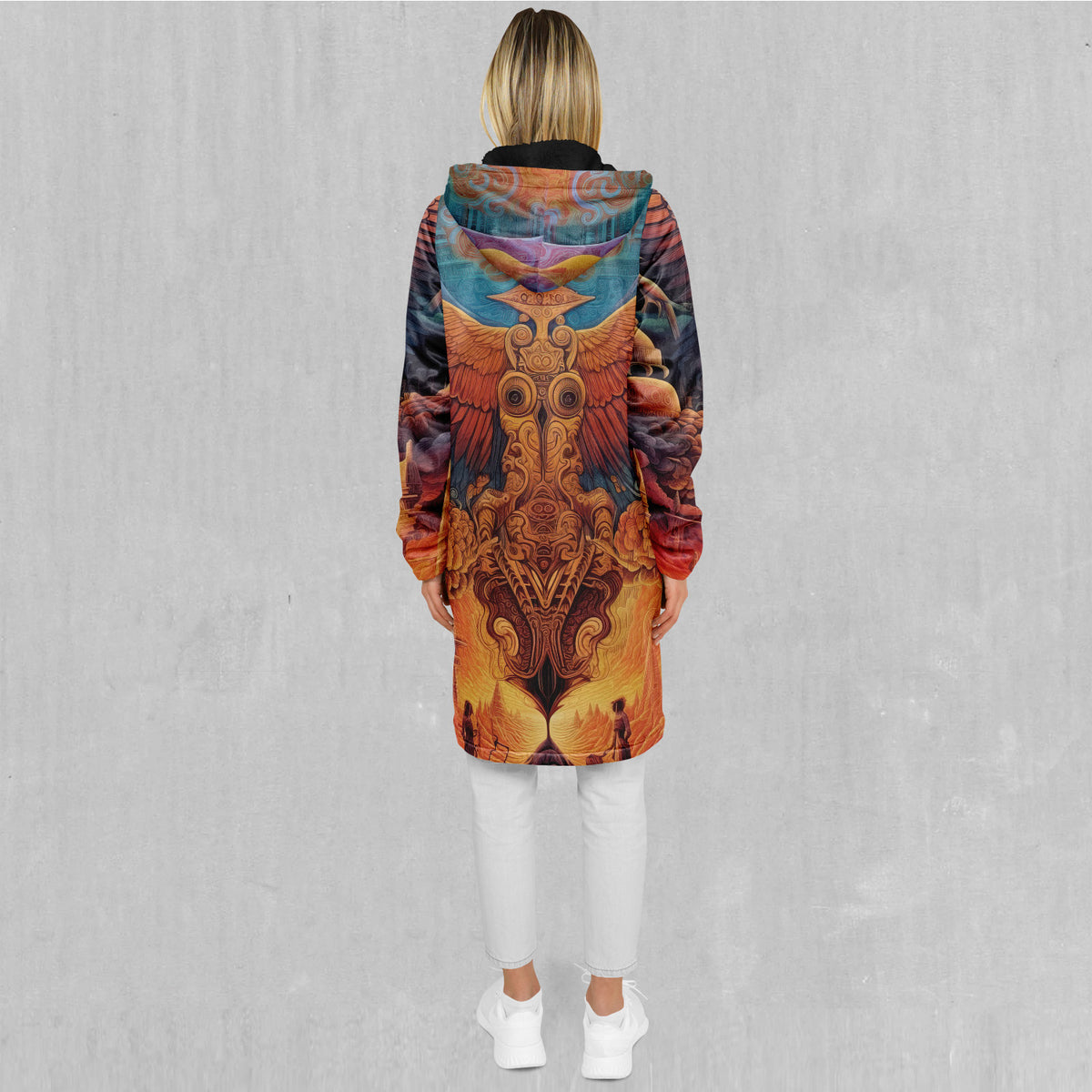 Ascension Zip Up Cloak (Black Fur)