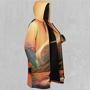 Astral Coast Zip Up Cloak (Black Fur)