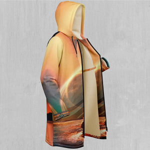 Astral Coast Zip Up Cloak (White Fur)