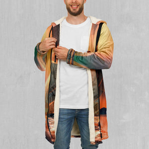 Astral Coast Zip Up Cloak (White Fur)