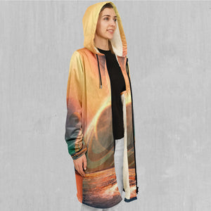 Astral Coast Zip Up Cloak (White Fur)