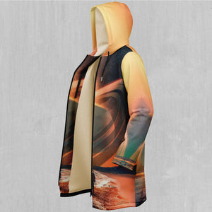 Astral Coast Zip Up Cloak (White Fur)