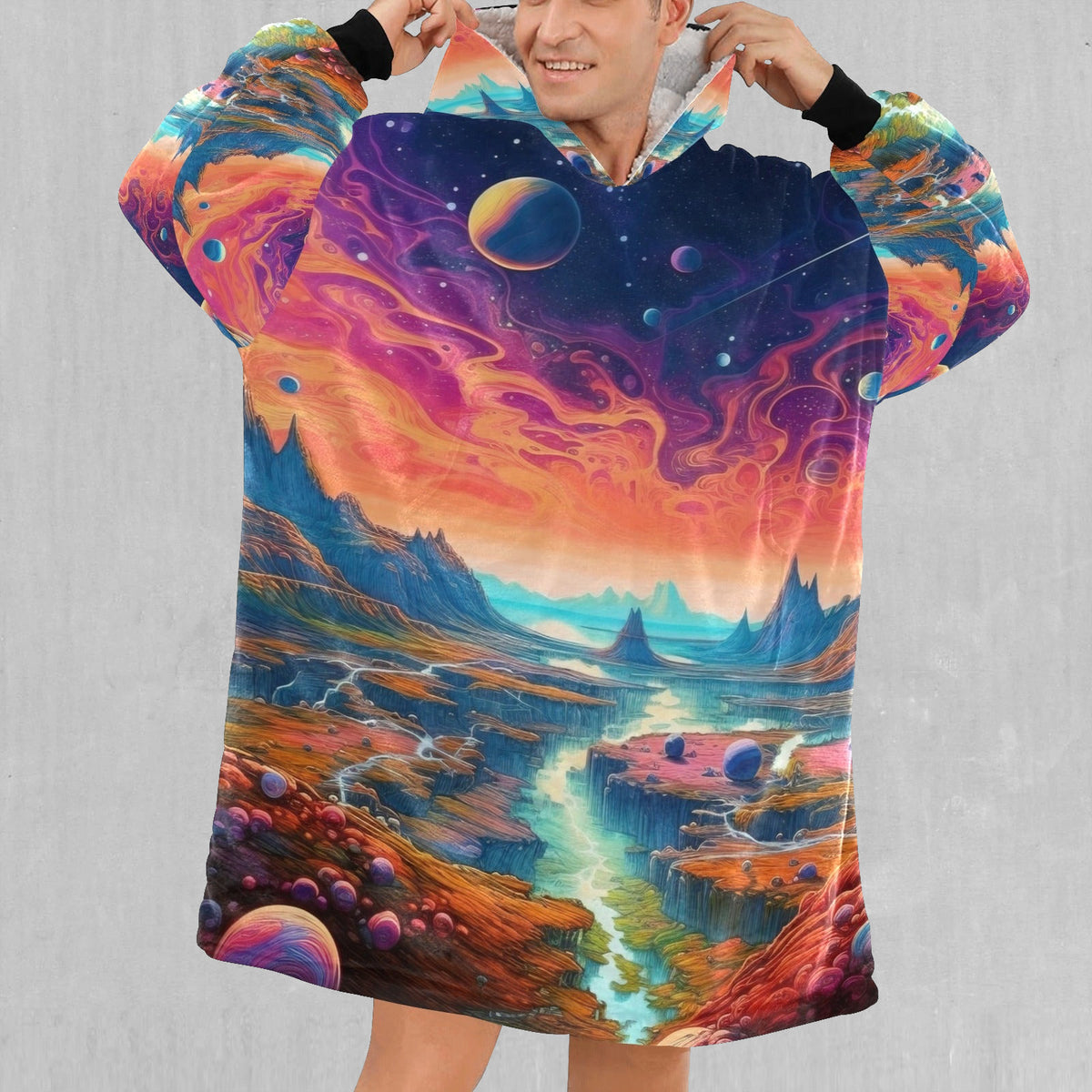 Astral Odyssey Blanket Hoodie