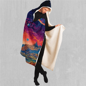 Astral Odyssey Hooded Blanket
