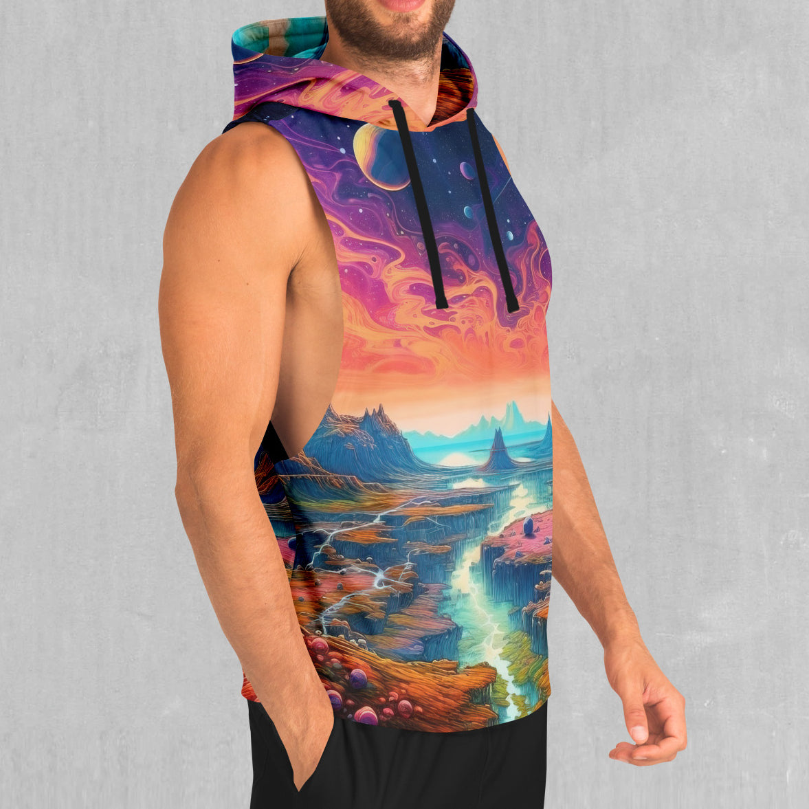 Astral Odyssey Sleeveless Hoodie