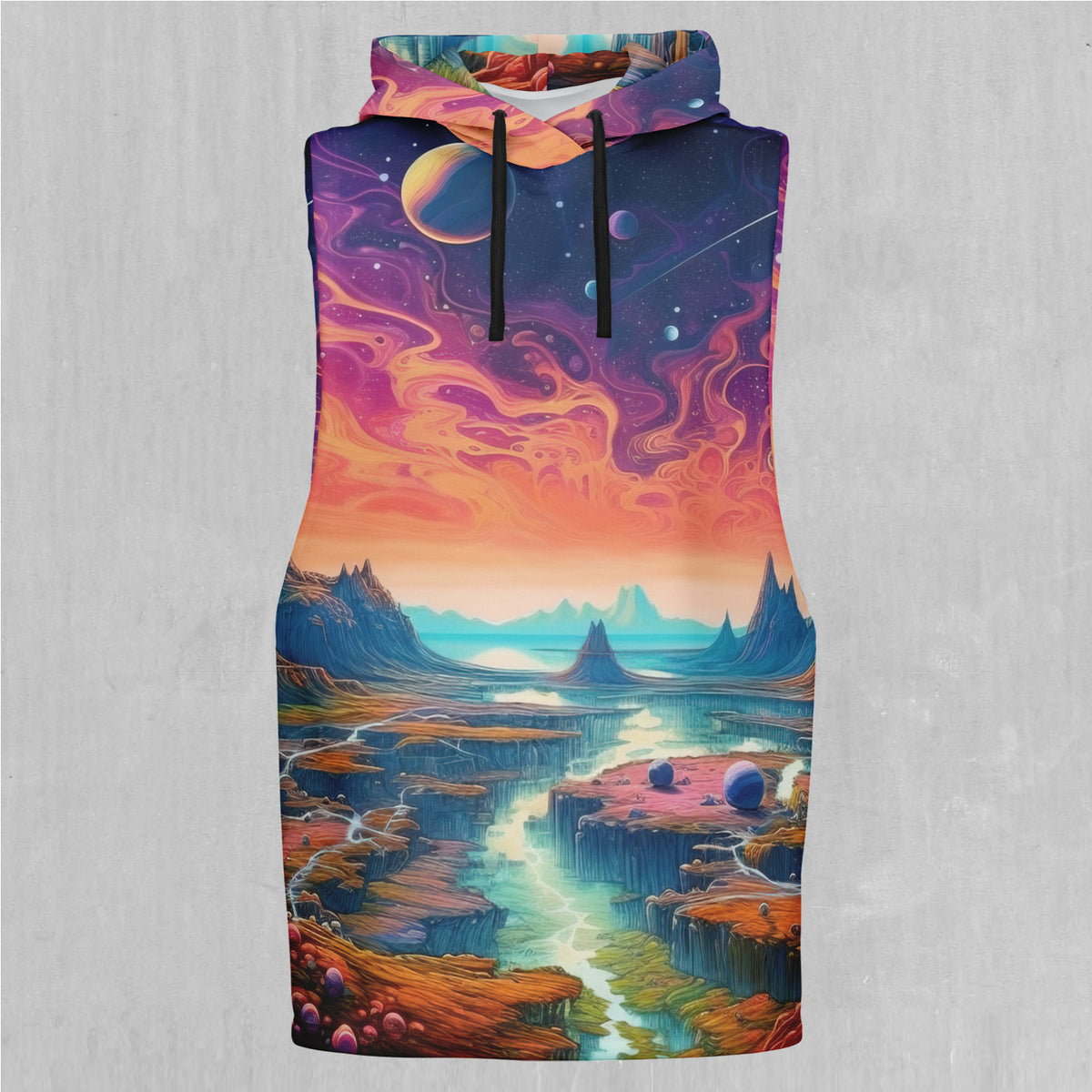 Astral Odyssey Sleeveless Hoodie