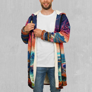 Astral Odyssey Zip Up Cloak (White Fur)