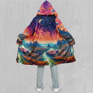 Astral Odyssey Zip Up Cloak (White Fur)