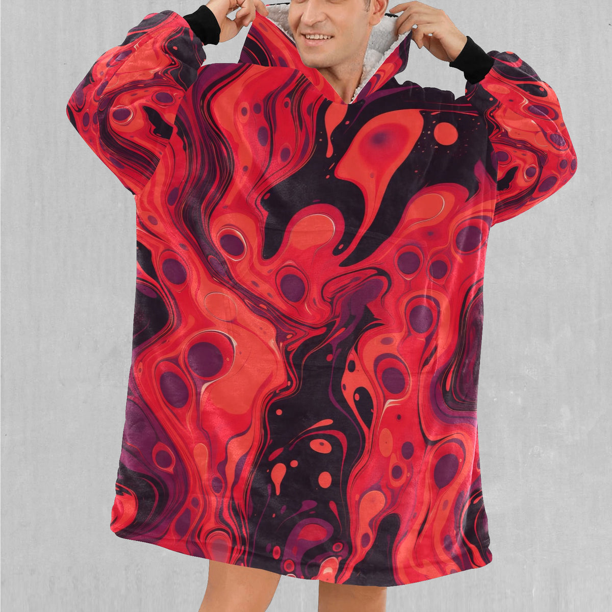 Scarlet Fusion Blanket Hoodie