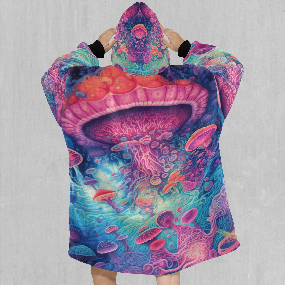 Mycological Mind Blanket Hoodie