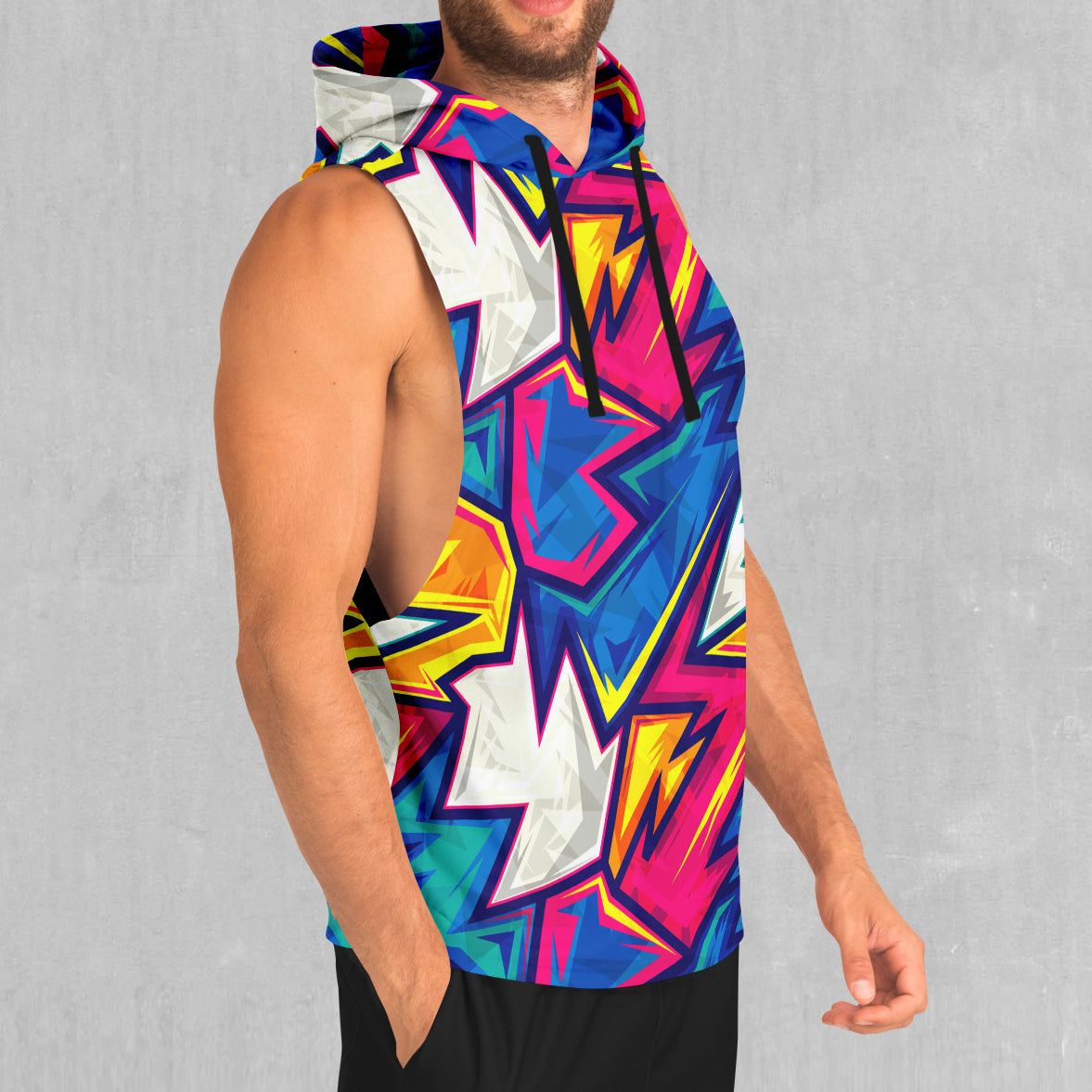 Blitz Sleeveless Hoodie | Cut Off Hoodie | Tank Hoodie