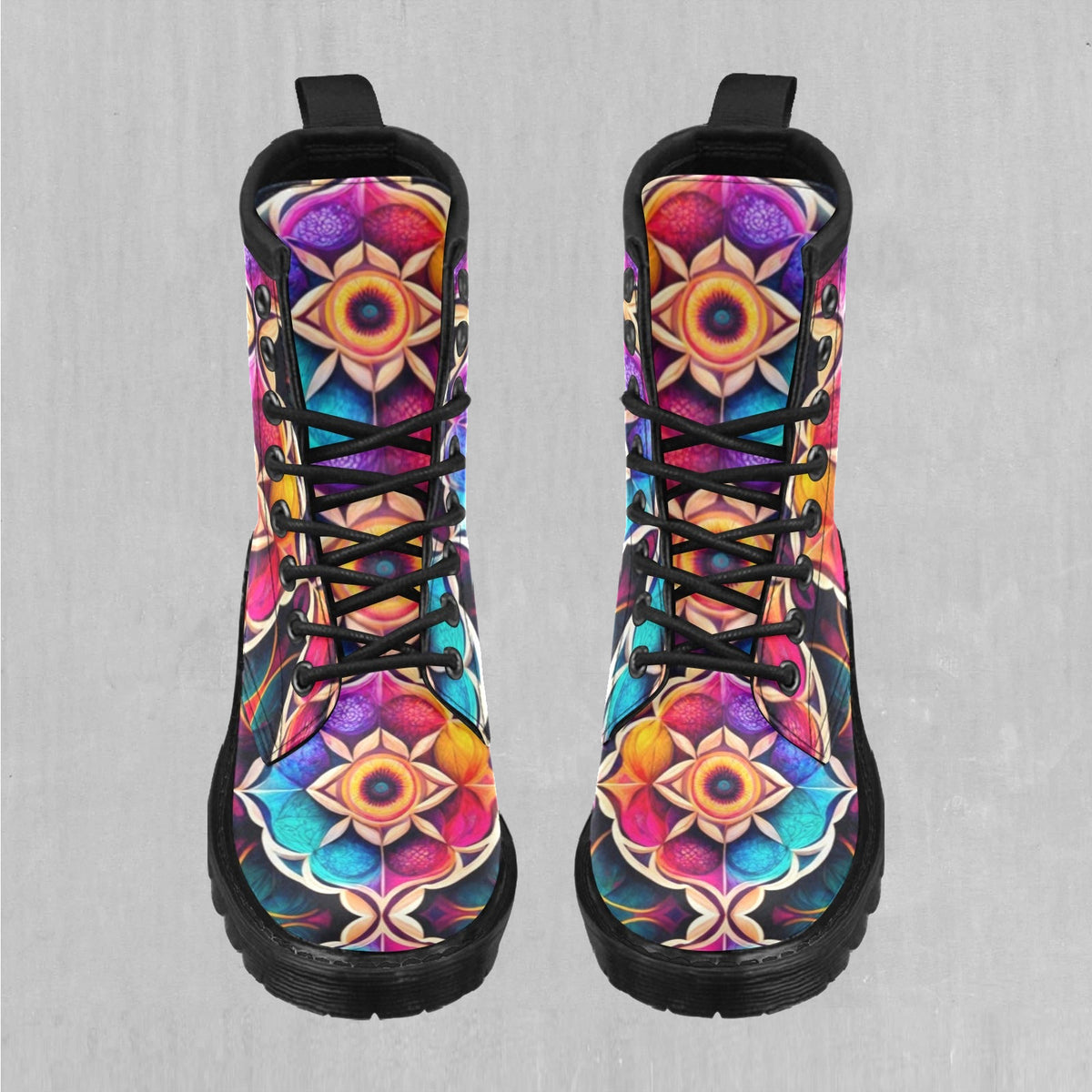 Blossoming Spectrum Women's Lace Up Boots