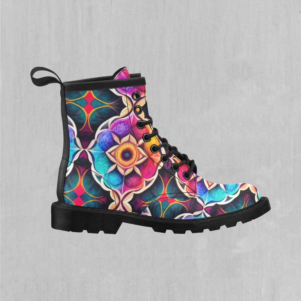 Blossoming Spectrum Women's Lace Up Boots