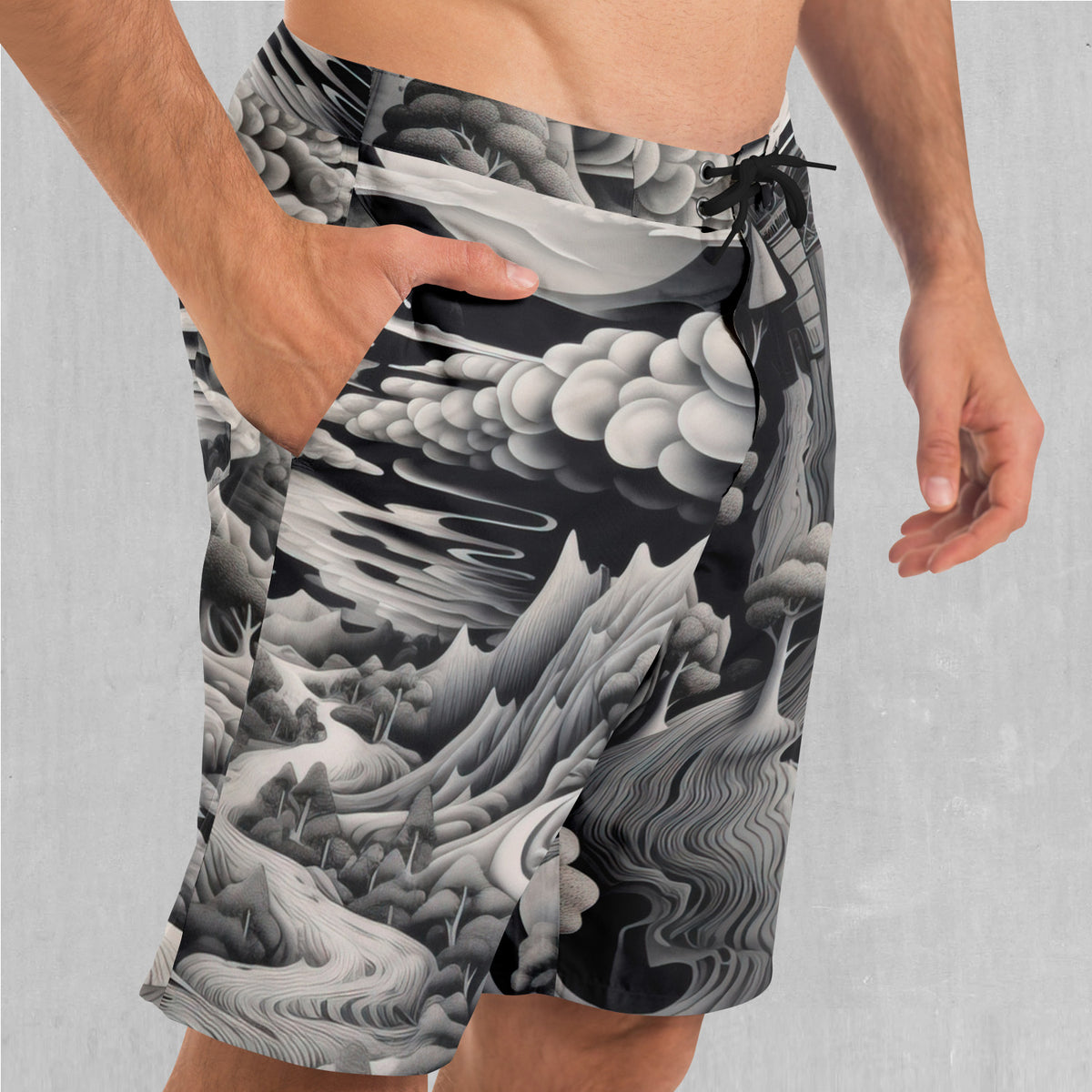 Ethereal Moonlight Board Shorts