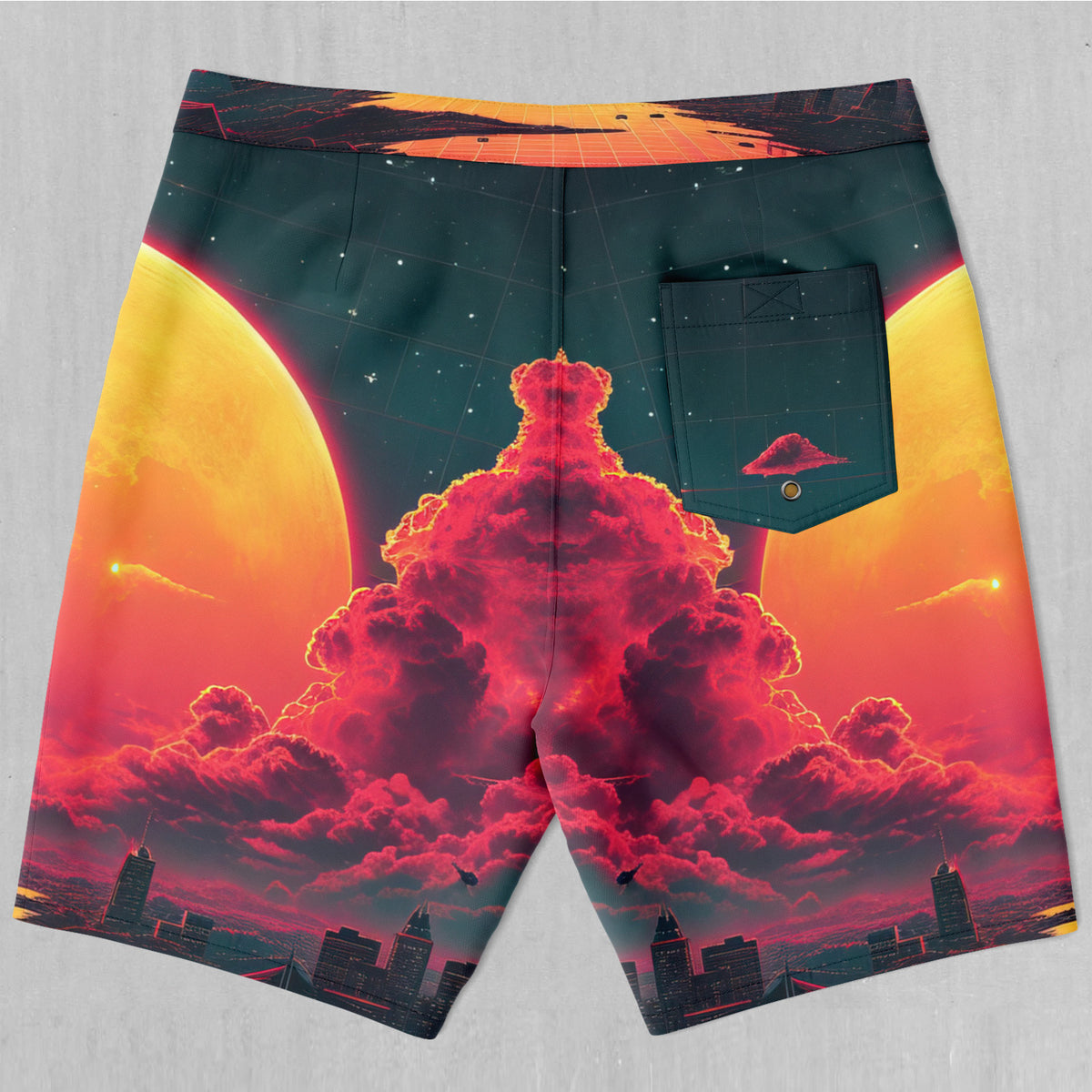 Cyber Skyline Board Shorts