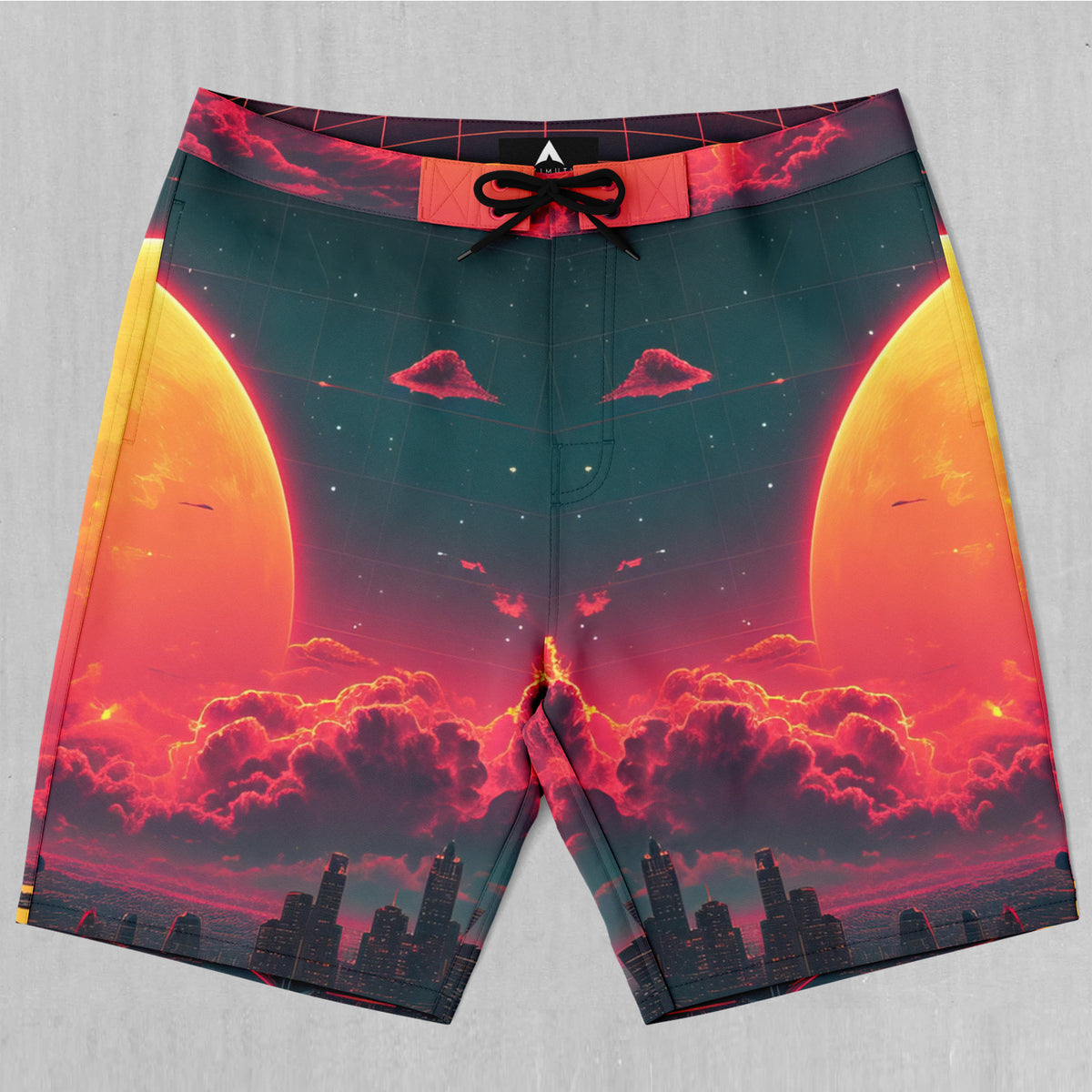 Cyber Skyline Board Shorts