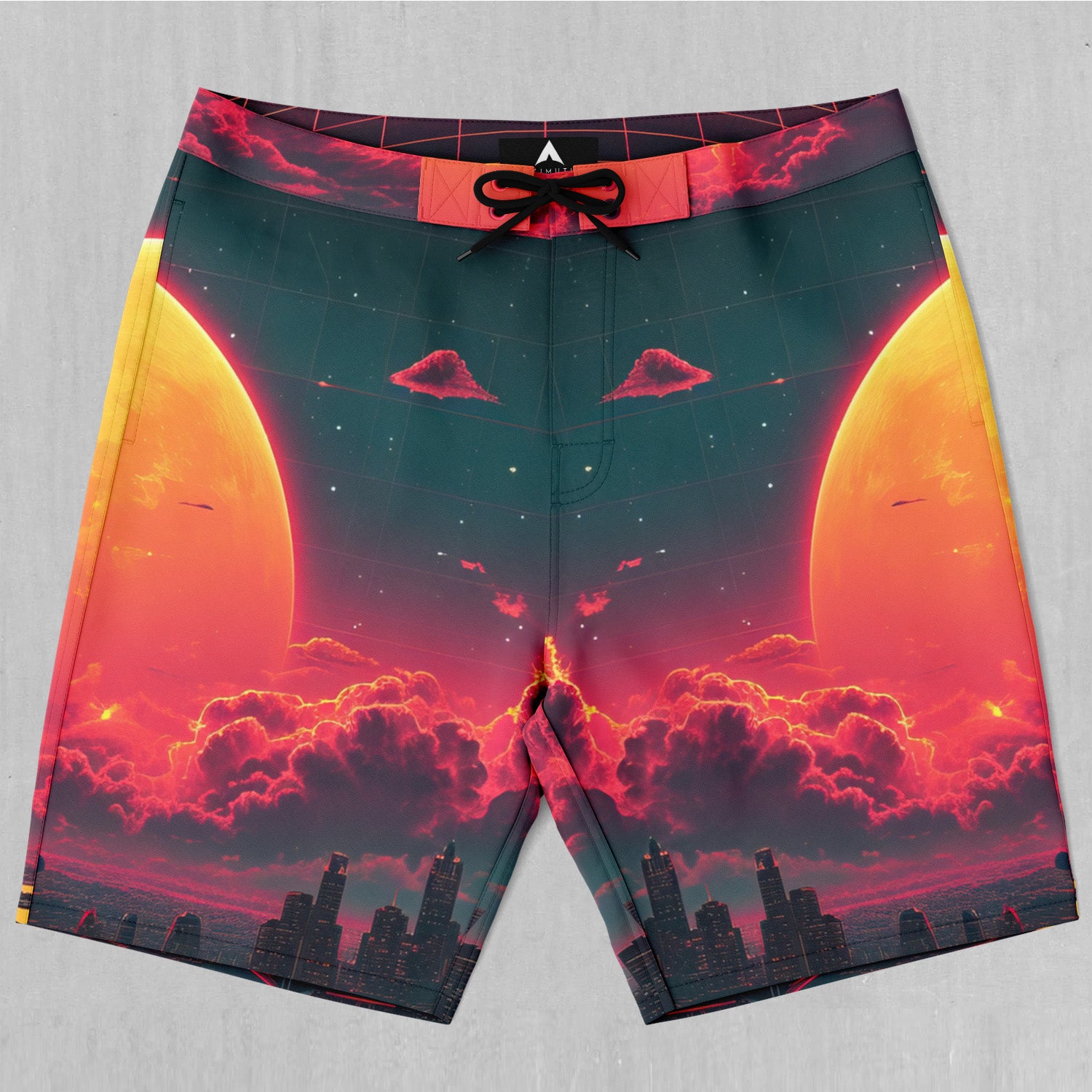 Cyber Skyline Board Shorts