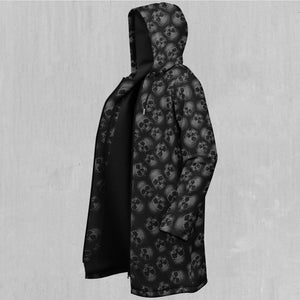 Boneyard Zip Up Cloak (Black Fur)