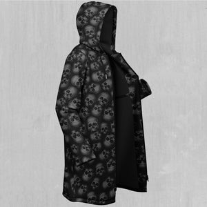 Boneyard Zip Up Cloak (Black Fur)