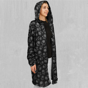 Boneyard Zip Up Cloak (Black Fur)