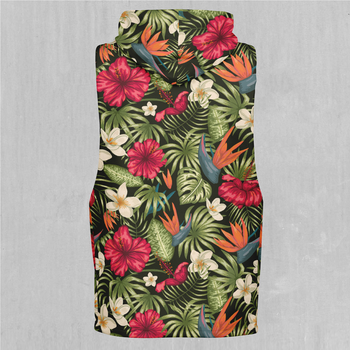 Botanical Sleeveless Hoodie