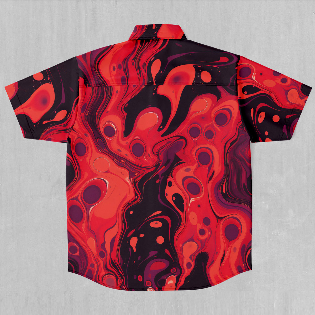 Scarlet Fusion Button Down Shirt