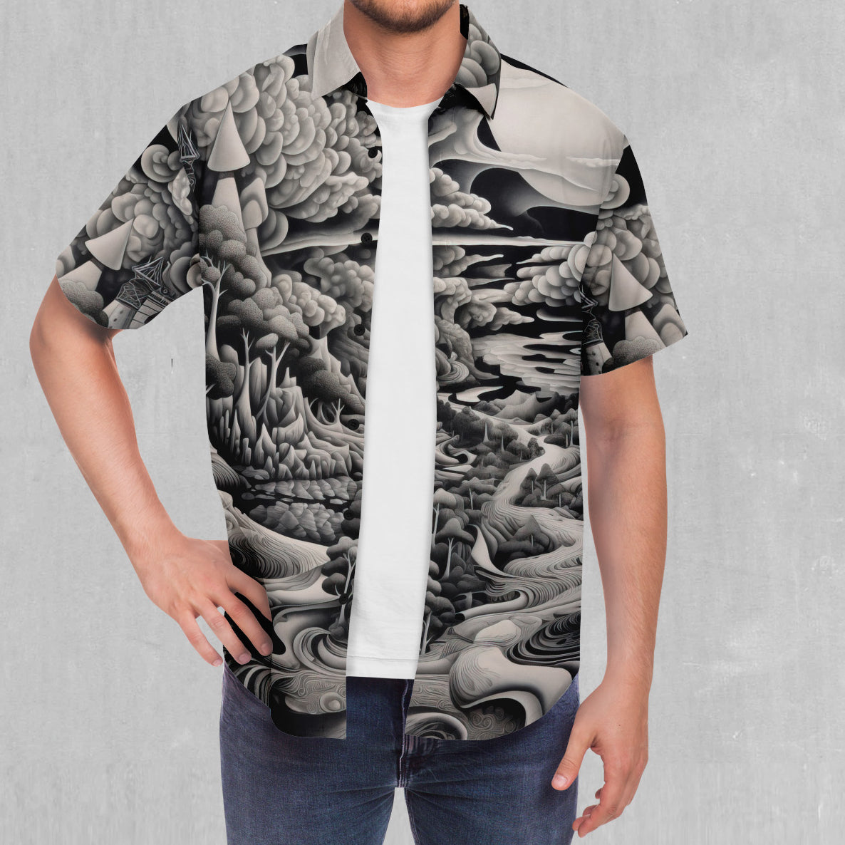 Ethereal Moonlight Button Down Shirt